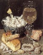 Georg Flegel Still-Life with Bread and Confectionary Sweden oil painting artist